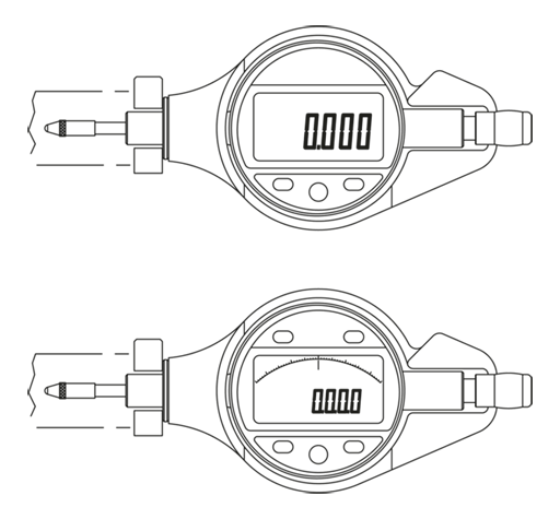 Digital dial indicators with Bluetooth function for 1397601 with protective shroud  