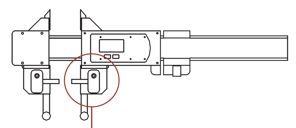 Adapter für Messtaster mit Aufnahme Ø 8mm für Digital-Messschieber ZEUS CARBON Nr. 1851 7..  , 30992