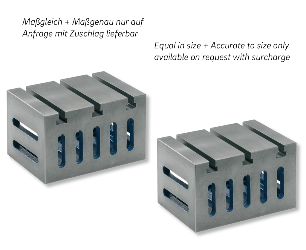 Aufspannwürfel, Spezialguss mit T-Nuten und Spannschlitzen 300x220x200mm 14/18mm GG-3