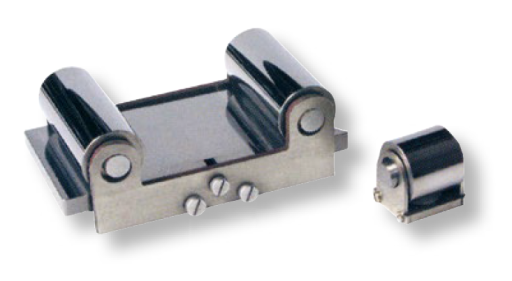 Messdrähte für Außengewindemessung, 1 Paar im Halter für Messschrauben, Messdrahtreihe nach Zeiss Ø 0,39mm ± 0,5µ
