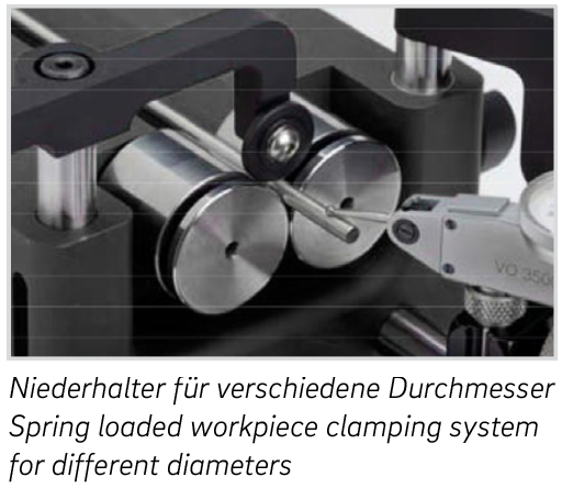 Rundlaufprüfgeräte SIMMY LDS-R mit Rollen, Rundlaufgenauigkeit 0,002mm Ø1,5-50/570/700x118x140mm, 00883