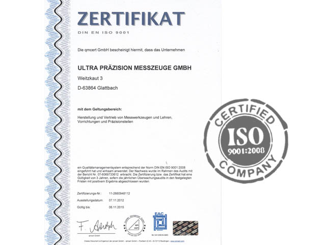 Zertifizierung