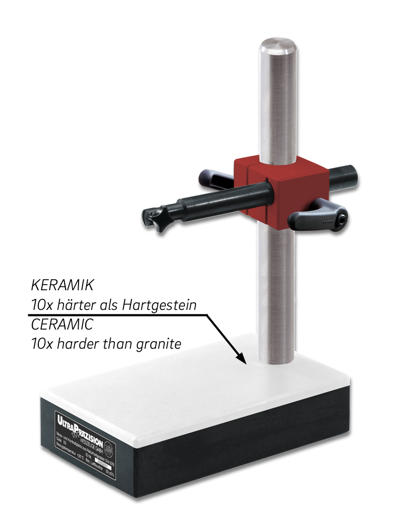 Precision meas. tables, ceramic surface, granite base Adjustable arm 200x100/180mm DIN 876/00 Precision meas. tables, ceramic surface, granite base Adjustable arm 200x100/180mm DIN 876/00