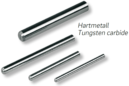 Prüfstiftsätze Tol.±0,001mm im Holzetui Hartmetall DIN 2269 Ø 1,00-5,00/50/0,1mm