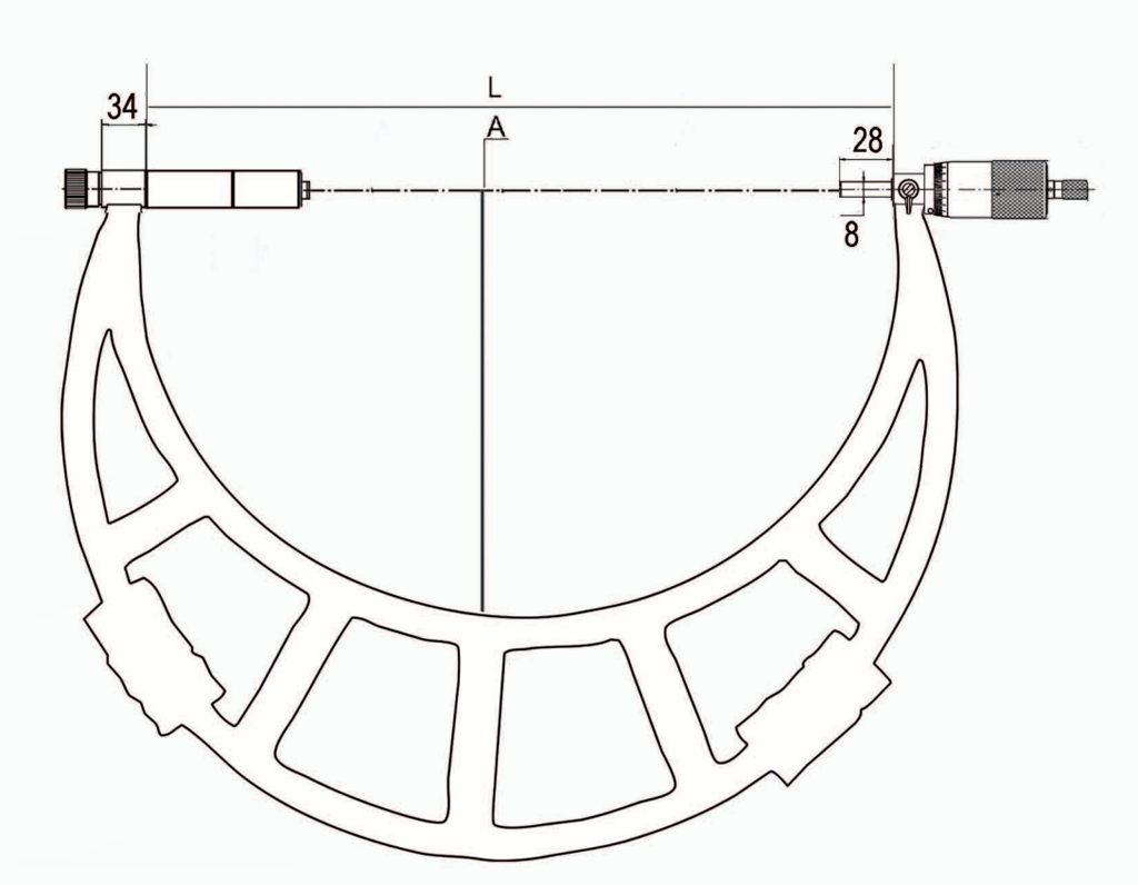 Digital-Bügelmessschrauben ULTRA active, auswechs. Einsätze Hartmetallmessflächen Ø 8mm, Steigung 0,5mm, Einstellmaße 300-400/0,001mm