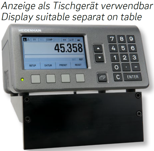 Digital-Voreinstellgeräte SPEED SET im Etui mit Heidenhain-Elektronik und Prismenauflagen 2000/0,001mm, 00245