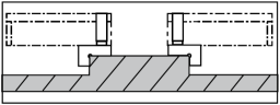 Schultermesseinsätze plan (Paar) für BOWERS Universalvergleichsmessgeräte TGU Ø 5mm, TGUA011