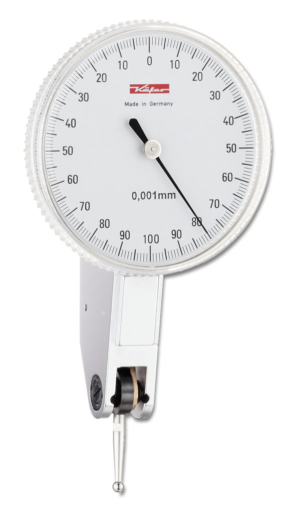 Fühlhebelmessgeräte im Etui Bauform nach DIN 2270 A 2/0,02/35,7mm Ø40mm