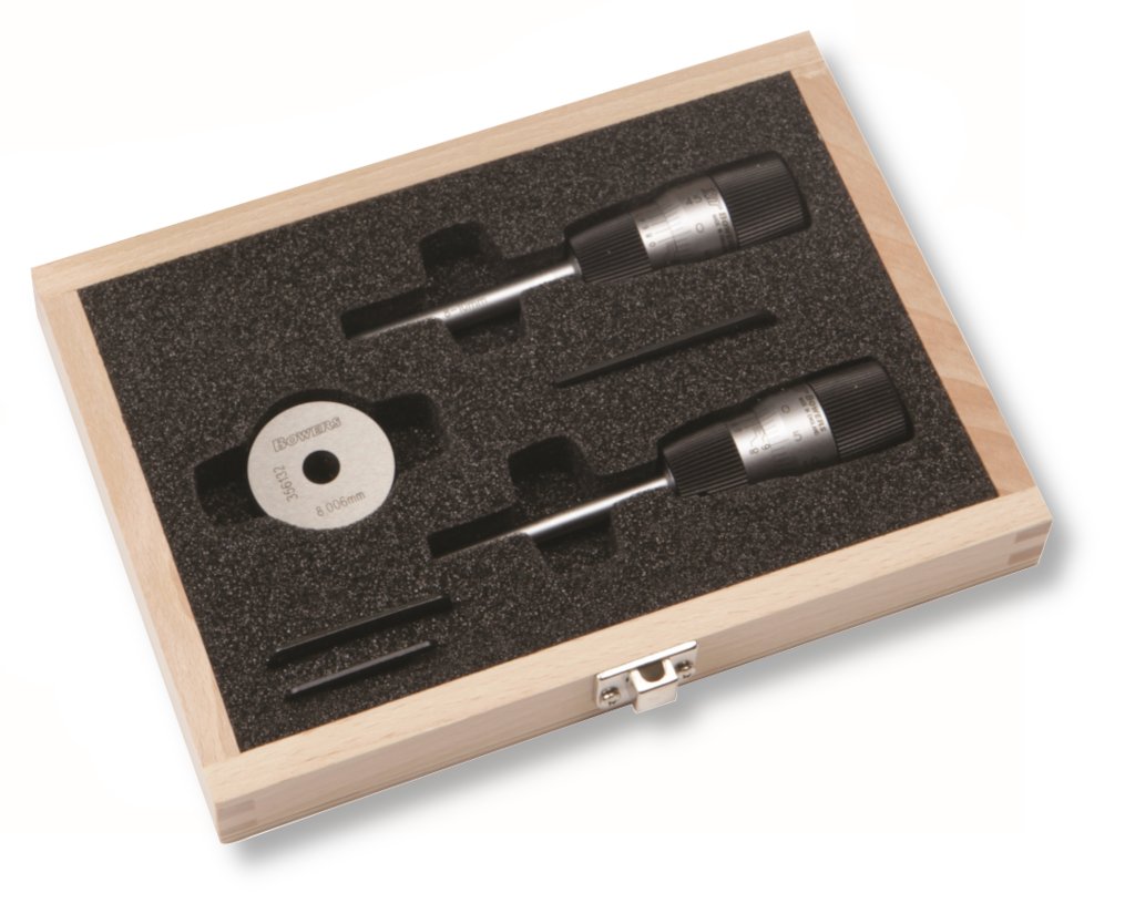 Internal micrometer sets, 3-point XTA MICRO in box including setting rings and UKAS calibration certificate 6-10/0,002/58mm