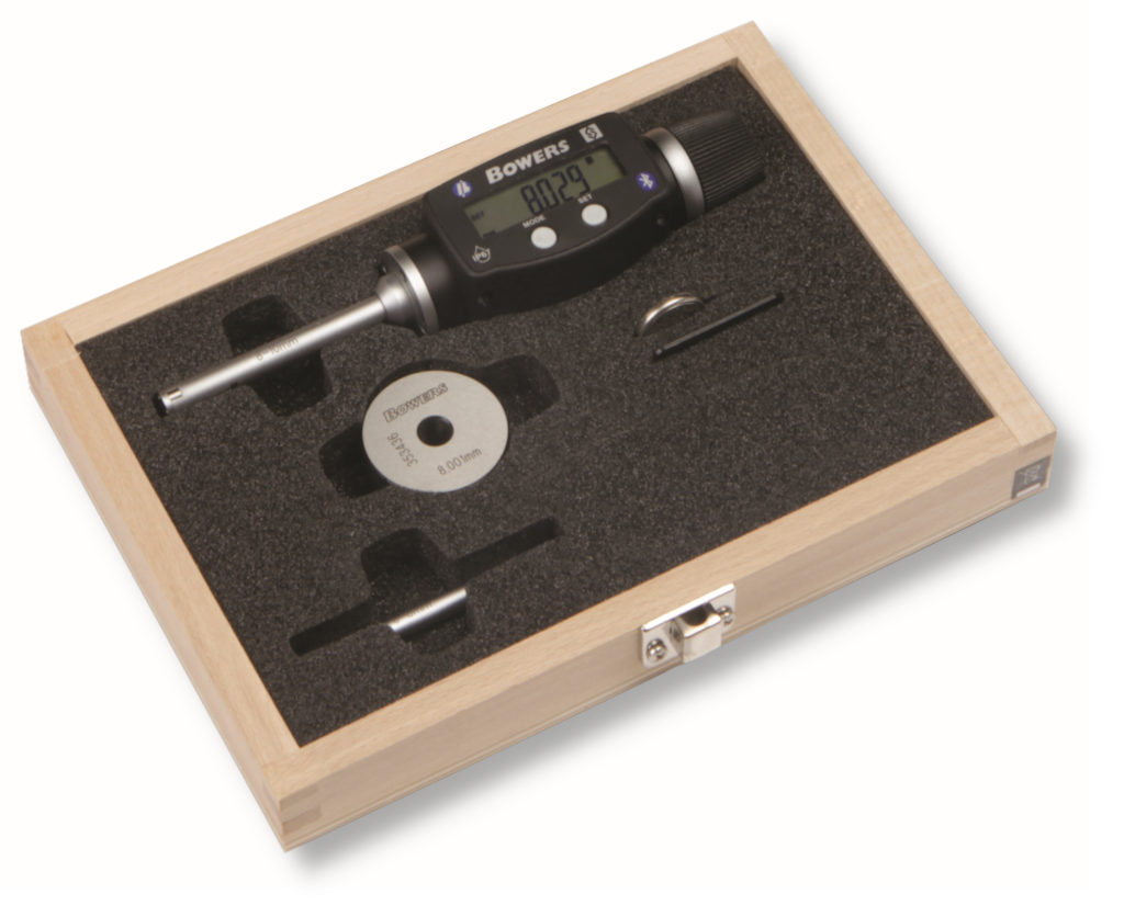 Digital internal micrometer sets, 3-point XTD in box including setting rings and UKAS calibration certificate 6-10/0,001/58mm Bluetooth