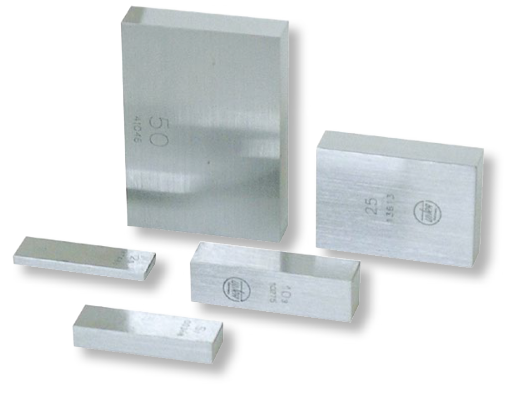 Parallel-Einzelendmaße Hartmetall DIN EN ISO 3650 2,00-5,00/0,5mm GG-1