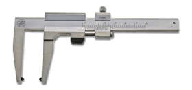 Messschieber inox matt für Bremsscheiben mit Schleppschieber