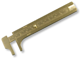 Knopfmaße Kleinmessschieber   Knopfmaße Kleinmessschieber