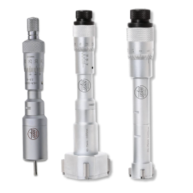 Internal micrometers, 3-point ULTRA active in box with tungsten carbide meas. faces, incl. setting ring Internal micrometers, 3-point ULTRA active in box with tungsten carbide meas. faces, incl. setting ring