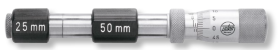 Innenmessschrauben Sätze im Etui mit Verlängerungen ballige Hartmetallmessflächen, Steigung 0,5mm
