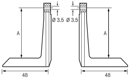 Messarme (Paar) für BOWERS Universalvergleichsmessgeräte TGU