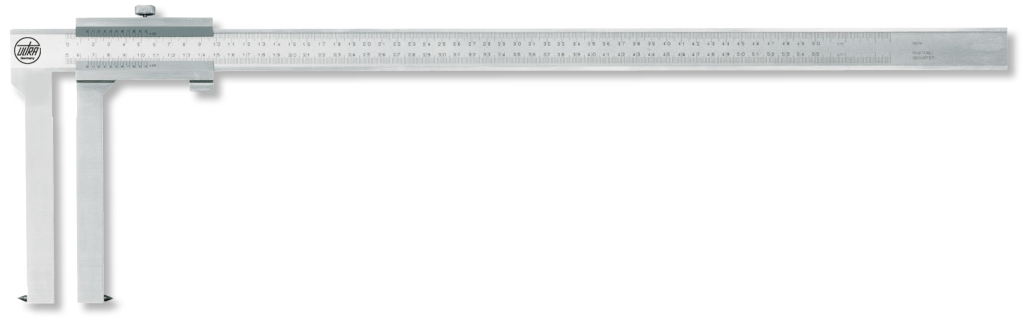 Vernier calipers inox matt for brake drums  