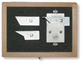 Fasenmessgerät im Etui 30°, 45°, 60° Fasenmessgerät im Etui 30°, 45°, 60°