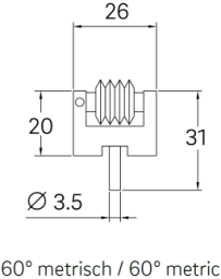 Gewindeprüfrollen (Paar) passend für APOLLO   Gewindeprüfrollen (Paar) passend für APOLLO
