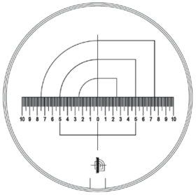 Special scales for measuring magnifiers suitable for model no. 2192 1.., 2192 2.., 2193 511