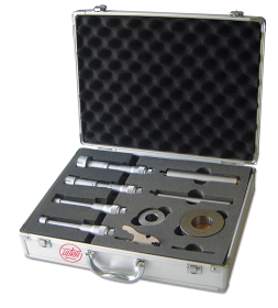 Internal micrometer sets, 3-point ULTRA active in box tungsten carb. meas. faces, incl. setting rings & extension Internal micrometer sets, 3-point ULTRA active in box tungsten carb. meas. faces, incl. setting rings & extension