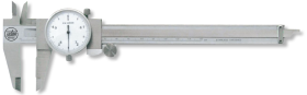 Taschenmessschieber ULTRA active mit Uhrablesung inox matt im Etui