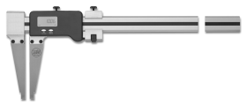 Digital calipers ALINOX aluminium Without points, with fine adjustment