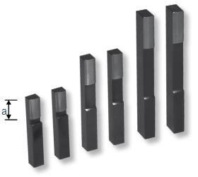 Halbrunde Messschenkelpaare zylindrische Messflächen   Halbrunde Messschenkelpaare zylindrische Messflächen