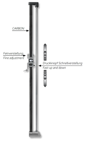 Digital-Höhenmess- und Anreißgeräte ATENA CARBON im Etui Doppelsäule, mit Fein- und Schnellverstellung Digital-Höhenmess- und Anreißgeräte ATENA CARBON im Etui Doppelsäule, mit Fein- und Schnellverstellung