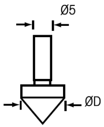 Probes with cone (single) for BOWERS universal comparative meas. instruments TGU Probes with cone (single) for BOWERS universal comparative meas. instruments TGU