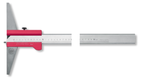 Tiefenmessschieber ALINOX Aluminium mit gehärtetem Stahlstift