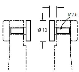 Taster flach (einzeln) für BOWERS Universalvergleichsmessgeräte TGU