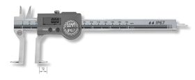 Digital-Taschenmessschieber DIGI ULARC inox in box für Innen- und Außennutenmessung, Tiefenmaß eckig