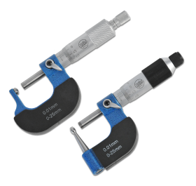 External micrometers ULTRA active in box for tube-wall measurement External micrometers ULTRA active in box for tube-wall measurement