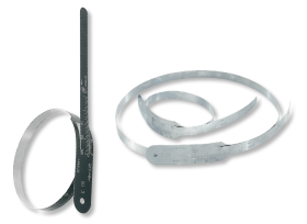 Bandmaße C für Außendurchmesser   Bandmaße C für Außendurchmesser