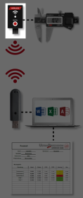 Sender ULTRA active for calipers No. 6850 11. and dial gauges No. 6301 1.. Sender ULTRA active for calipers No. 6850 11. and dial gauges No. 6301 1..