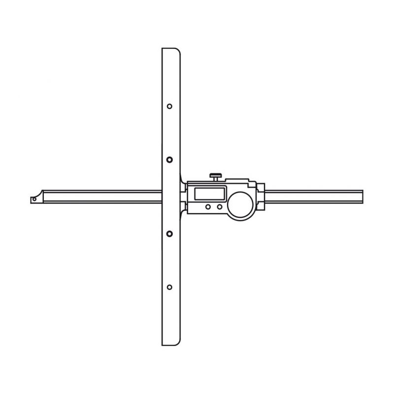 Messbrücken rostfreier Stahl gehärtet für DEMM Tiefenmessschieber Nr. 1853 20., 1852 ..., 1853 40.