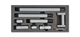 Innenmessschrauben Sätze ULTRA active mit Verlängerungen im Etui, ballige Hartmetallmessflächen, Steigung 0,5mm