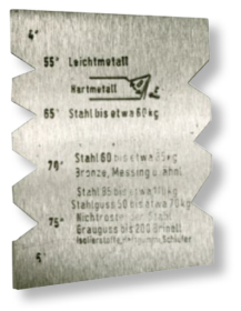 Drehstahllehren  