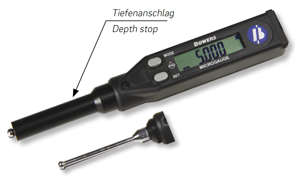 Digital precision bore gauge sets MICROGAUGE in box incl. depth stops