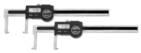 Digital-Taschenmessschieber DIGI PALLANTE E inox im Etui mit Einsätzen Ø 2x5mm