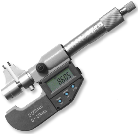 Digital internal micrometers ULTRA active in box with tungsten carbide measuring pins Ø 2mm or measuring jaws Digital internal micrometers ULTRA active in box with tungsten carbide measuring pins Ø 2mm or measuring jaws