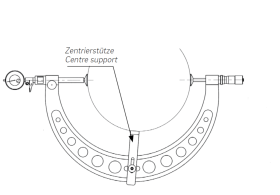 Zentrierstützen für Bügelmessschrauben Nr. 2039 2.., 2043 20. oder 2044 2.. Zentrierstützen für Bügelmessschrauben Nr. 2039 2.., 2043 20. oder 2044 2..