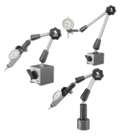 Magnet-Gelenk-Messstative Classic Line mit mechanischer Zentralklemmung und Mikrofeineinstellung