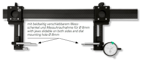 Universalvergleichsmessgeräte im Etui GEA CARBON für Innen- und Außenmessungen