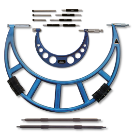 External micrometers ULTRA active, interchangeable inserts Tungsten carbide measuring faces, setting gauges External micrometers ULTRA active, interchangeable inserts Tungsten carbide measuring faces, setting gauges