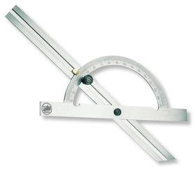 Gradmesser mit verschiebbarer Schiene  