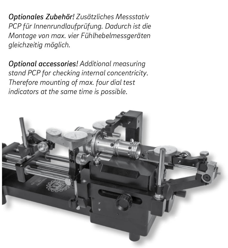 Messstativ PCP für Rundlaufprüfgeräte SIMMY / DS / LDS / R