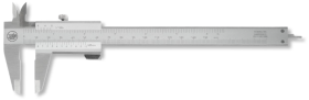 Taschenmessschieber ULTRA active inox matt in Tasche mit Feststellschraube