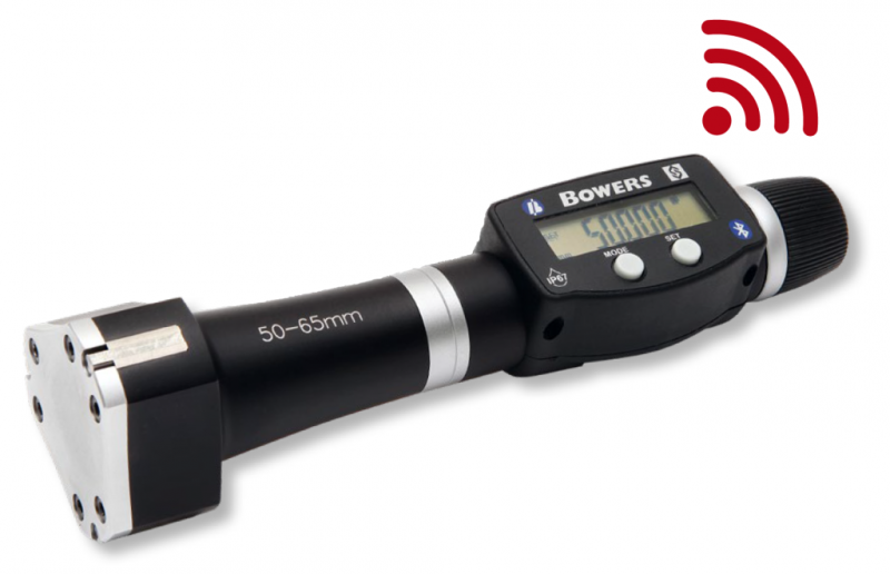 Digital internal micrometers XTD in box with or without setting ring, including UKAS certificates